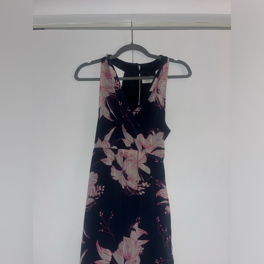 Women Senna Sky Navy Blue Floral Maxi Dress - Small - NWT - Picture 5 of 11